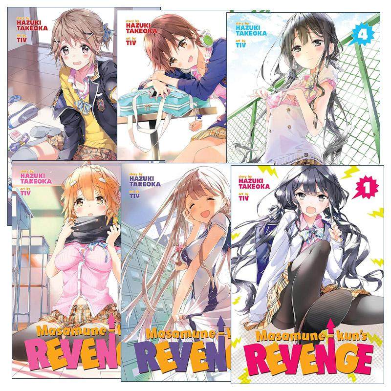 英文原版 Masamune-kun's Revenge 政宗君的复仇系列1-6册 同名动漫校园喜剧漫画 竹冈叶月 英文版 进口英语原版书籍