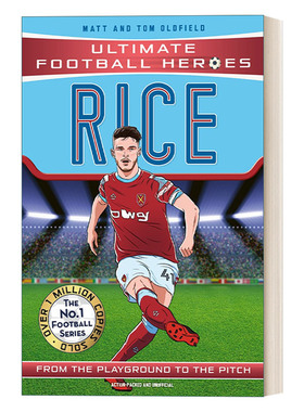 超级足球明星人物传记 赖斯 Rice Ultimate Football Heroes 英文原版儿童科普百科 进口书籍