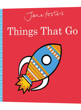 简福斯特绘本 车子跑 Jane Foster's Things That Go 英文原版幼儿英语启蒙纸板书 亲子互动 进口书籍