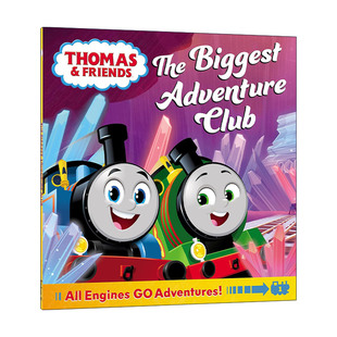 Friends 书籍 进口英语原版 托马斯小火车 Thomas 冒险俱乐部 Biggest the 英文版 英文原版 Adventure 儿童故事纸板书 Club