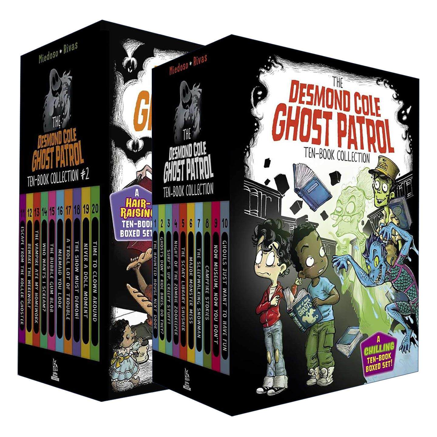 英文原版 The Desmond Cole Ghost Patrol Ten-Book Collection 斯蒙德科尔幽灵巡逻队1-20册盒装 英文版 进口英语原版书籍