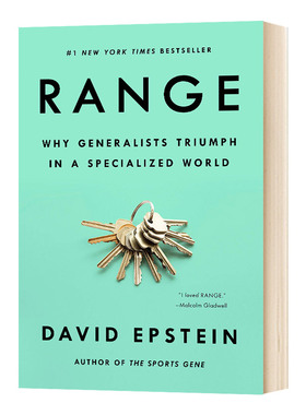 范围 Range 为什么通才能在专门的领域制胜 跨能制胜 David Epstein 学习 思维 成功学 大卫 艾普斯坦 英文原版励志读物 进口书