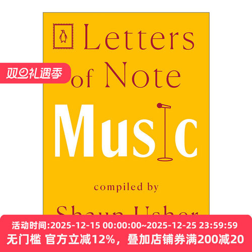 Letters of Note: Music 见信如晤系列 音乐 信札 Shaun Usher