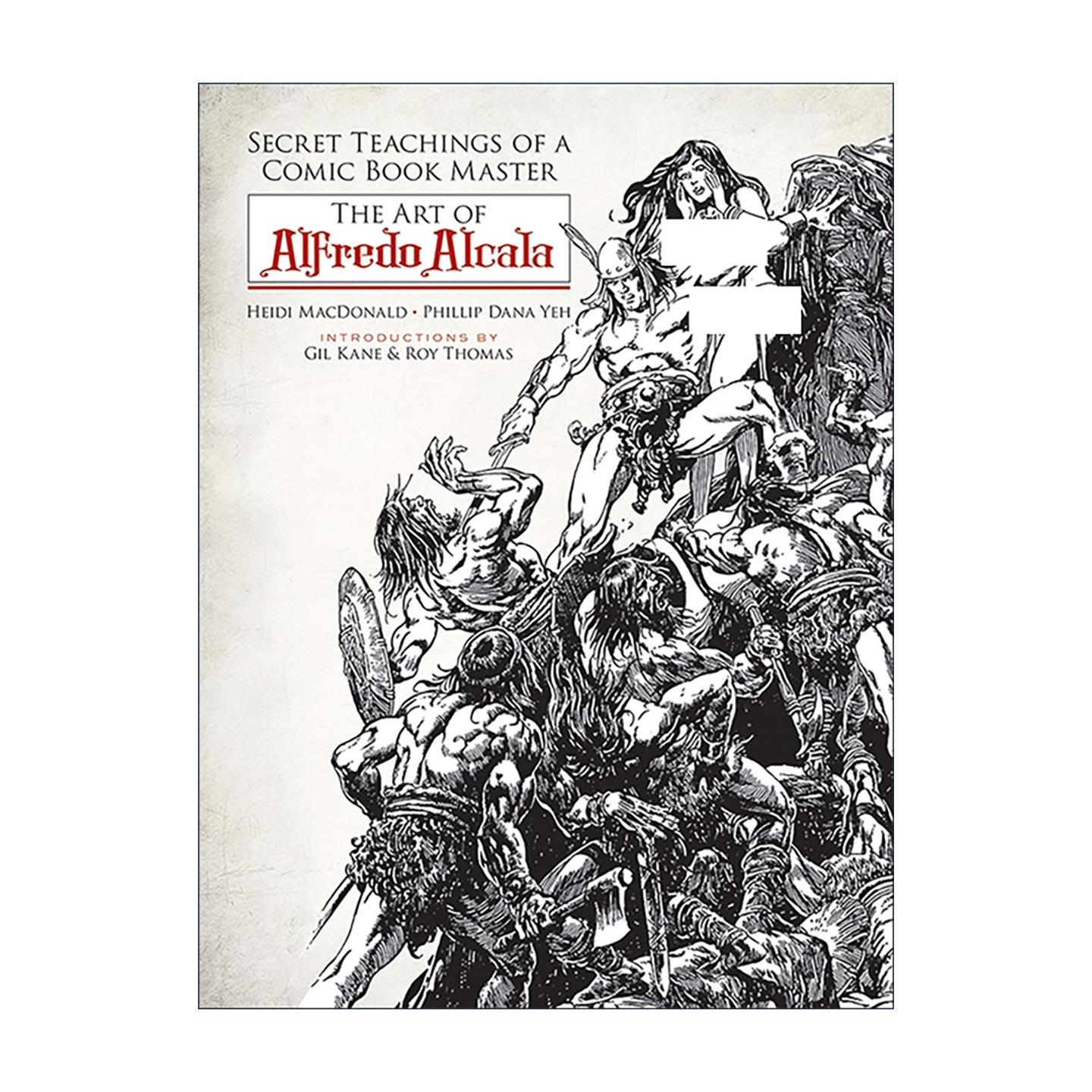 英文原版 Secret Teachings of a Comic Book Master 漫画大师的秘密教导 Alfredo Alcala的艺术 绘画指南 蝙蝠侠墨线稿绘制者图片