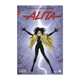 日本同名动漫漫画 Battle 阿丽塔 英文原版 Yukito 进口英语原版 Alita 英文版 Angel 书籍 Kishiro木城幸人 战斗天使6