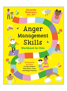 英文原版 Anger Management Skills Workbook for Kids 儿童愤怒情绪管理技巧手册 40个有效活动帮助孩子冷静 进口英语原版书籍