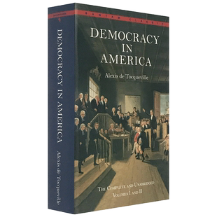 民主在美国 英文原版小说 Democracy in America 论美国的民主 英文版 社会学著作 托克维尔 进口英语书籍
