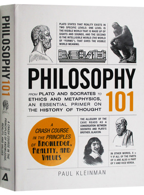 101系列 哲学 精装 Philosophy 101 英文原版哲学读物 进口英语书籍 Paul Kleinman