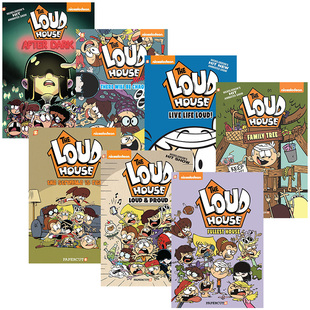 House 英文原版 儿童全彩漫画绘本 喧闹一家亲6册套装 中小学课外阅读 Loud 故事读物 进口英语书籍 The