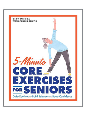 英文原版 5-Minute Core Exercises for Seniors 5分钟老年人核心锻炼 英文版 进口英语原版书籍