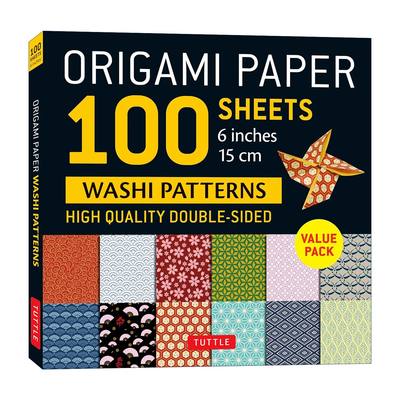 英文原版 Origami Paper 100 sheets Washi Patterns 6