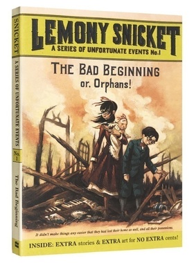 A Series of Unfortunate Events 1 The Bad Beginning 雷蒙斯尼奇的不幸历险系列1 悲惨的开始 英文原版儿童小说 进口书籍