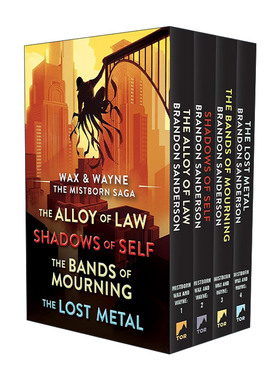 英文原版 Wax and Wayne The Mistborn Saga Boxed Set 迷雾之子第二纪元4册盒装 英文版 进口英语原版书籍