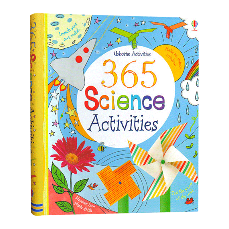 365个科学小实验活动册 365 Science Activities 英文原版儿童英语读物 动手实践 少儿英语启蒙书籍