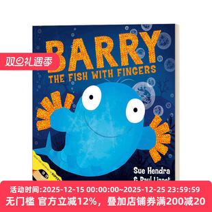 Barry the Fish with Fingers 手指鱼巴里 儿童绘本 Sue Hendra 绘本