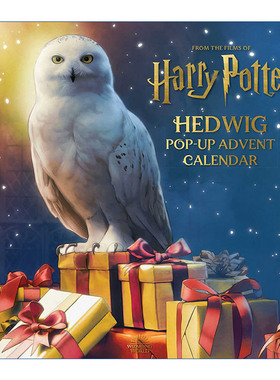 Harry Potter: Hedwig Pop-Up Advent Calendar 哈利波特  圣诞日历 立体书