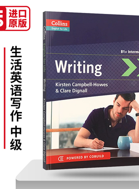 English for Life Writing 柯林斯生活英语写作 中级 英文原版写作指导工具书 剑桥三级FCE考试 进口英语书籍