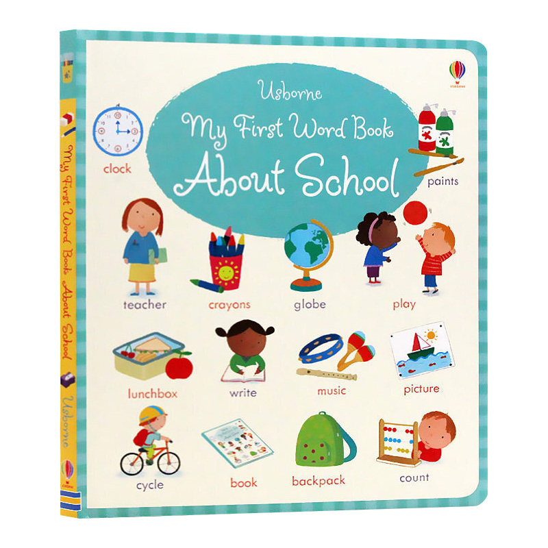 我的第1本关于学校单词启蒙书 usborne my first word book about