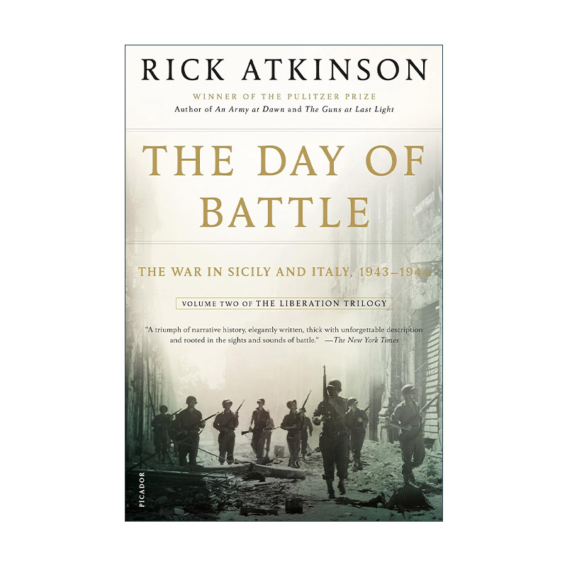英文原版 The Day of Battle 战斗的日子 从攻占西西里岛到解放意大利1943～1944 英文版 进口英语原版书籍