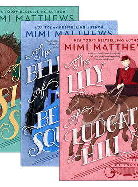 英文原版 Belles of London 伦敦美人系列1-3册 维多利亚时期浪漫小说 Mimi Matthews 英文版 进口英语原版书籍