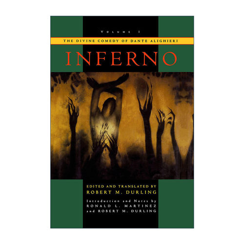 英文原版 The Divine Comedy of Dante Alighieri 但丁神曲 卷一 Robert Durling译文 英意双语对照版 英文版 进口英语原版书籍