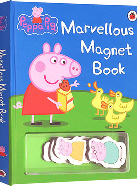 Peppa Pig Marvellous Magnet Book 小猪佩奇 不可思议磁铁书 英文原版幼儿启蒙早教宝宝书绘本0-3-6岁