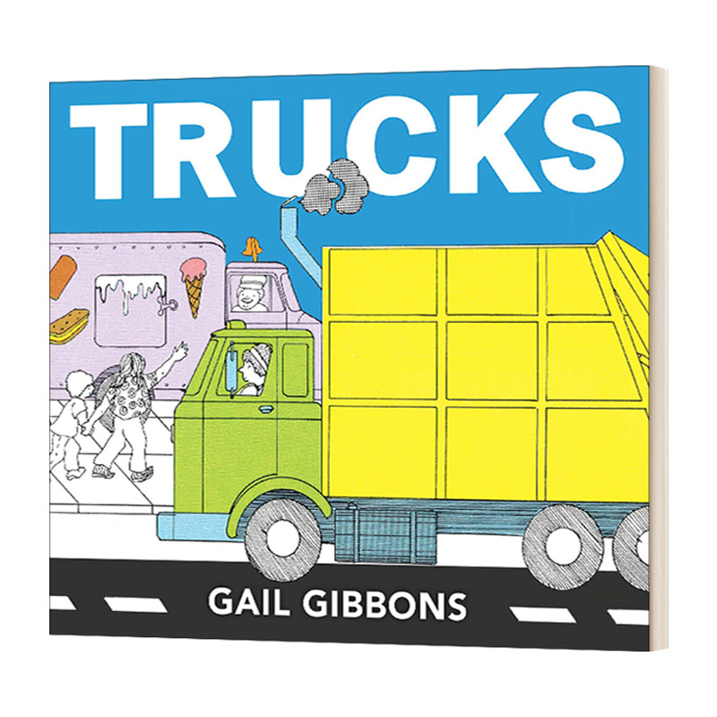 盖尔吉本斯少儿百科系列 卡车 trucks 英文原版儿童科普绘本 进口英语