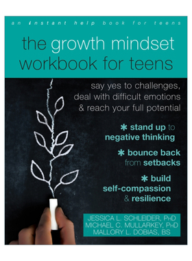 英文原版 The Growth Mindset Workbook for Teens 青少年培养成长型思维指南 英文版 进口英语原版书籍