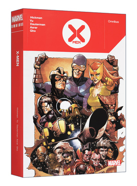 漫威漫画 X战警合集 精装 X-Men by Jonathan Hickman Omnibus Jonathan Hickman 英文原版漫画 进口英语书籍