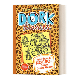 Dork Diaries 9 怪诞少女日记9 精装 多克日记 英文原版儿童漫画 进口英语书籍