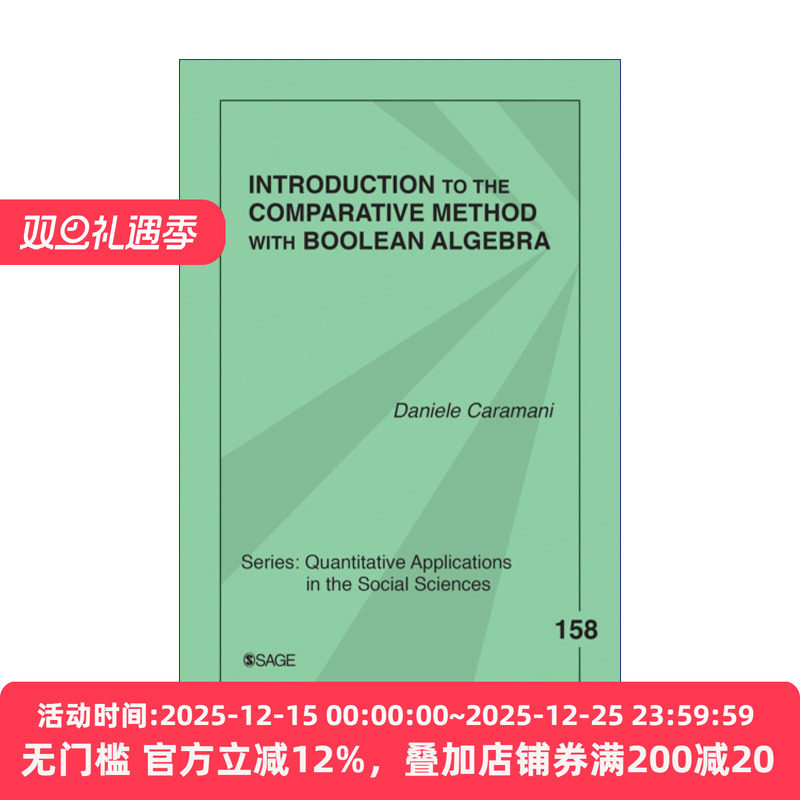 英文原版 Introduction to the Comparative Method With Boolean Algebra 基于布尔代数的比较法导论 丹尼尔·卡拉曼尼 进口书籍