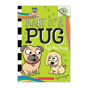 学乐大树系列初级章节书 哈巴狗狗日记8 Diary of a Pug 8: Pug's New Puppy 英文原版儿童读物 进口英语书籍