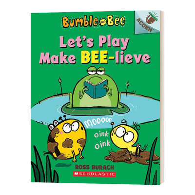 大黄蜂和蜜蜂 1 让我们玩让蜜蜂相信 Bumble and bee 1 Let's Play Make Bee-lieve 英文原版儿童读物 进口英语书籍