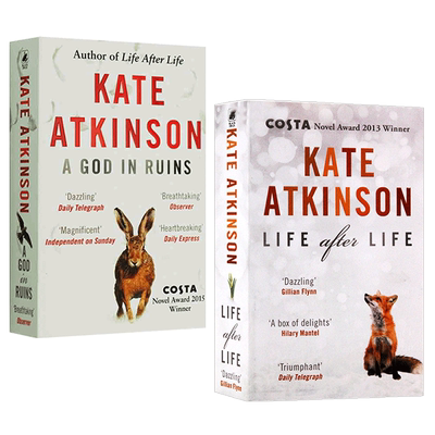生命不息2本套装 Life After Life A God in Ruins 英文原版小说 归来英文版长篇小说 奥普拉推荐 阿特金森Kate Atkinson 正版进口