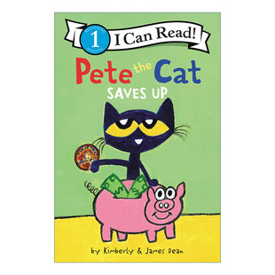 Pete the Cat Saves Up 皮特猫存钱买玩具 I Can Read level 1分级阅读