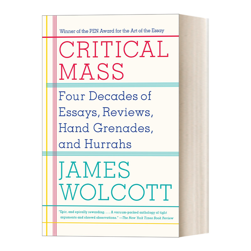 英文原版 Critical Mass Four Decades of Essays Reviews Hand Grenades and Hurrahs 群聚效应 现代文学批评 James Wolcott 书籍/杂志/报纸 文学小说类原版书 原图主图