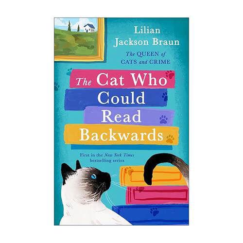 英文原版 The Cat Who Could Read Backwards 能倒着读的猫 侦探推理小说 Lilian Jackson Braun 英文版 进口英语原版书籍