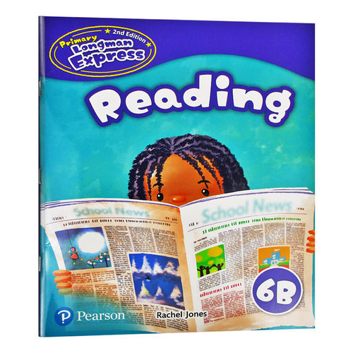 朗文PLE小学英语教材6年级下学期 阅读练习册第二版 Primary Longman Express 6B Reading 英文原版小学教辅 进口书籍