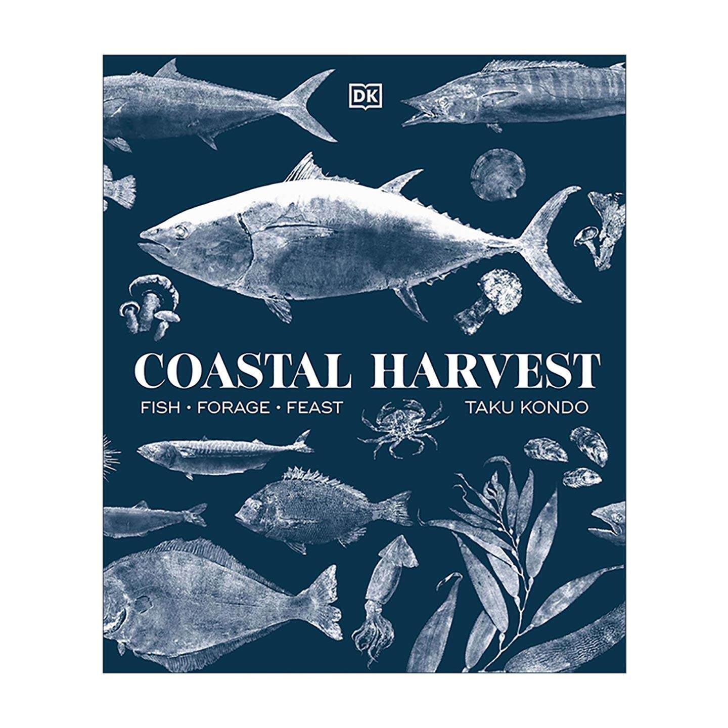 英文原版 Coastal Harvest 海岸丰收 鱼类 饲料 盛宴 DK生活餐饮美食食谱精装 英文版 进口英语原版书籍