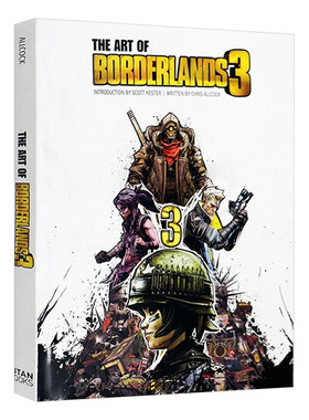 无主之地3 游戏设定集 The Art of Borderlands 英文原版艺术画册读物进口英语书籍