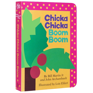叽喀叽喀碰碰 Chicka Chicka Boom Boom 英文原版英文字母绘本 幼儿英语启蒙绘本