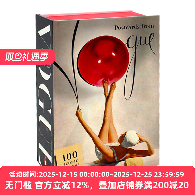 Postcards from Vogue 100 Iconic Covers 时尚杂志明信片 100张标志性封面 英文原版艺术读物 进口英语书籍