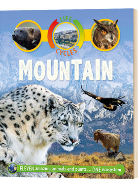 Life Cycles: Mountain 山川 英文原版儿童读物 进口英语启蒙科普书籍