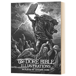 多雷插画黑白版画 The Doré Bible Illustrations 英文原版艺术鉴赏读物 进口画册书籍