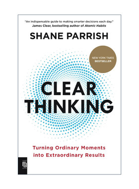 英文原版 Clear Thinking 终局思维 硅谷 华尔街精英高效学习法 跳脱惯性束缚 决策 Shane Parrish 英文版 进口英语原版书籍