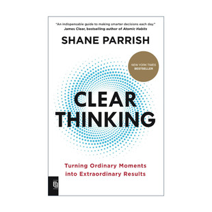 决策 Clear 华尔街精英高效学习法 英文原版 Shane 进口英语原版 终局思维 英文版 Thinking 书籍 硅谷 Parrish 跳脱惯性束缚