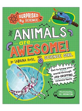 英文原版 Surprised by Science Animals are Awesome 科学的惊喜 动物 儿童自然科普百科绘本精装 英文版 进口英语原版书籍