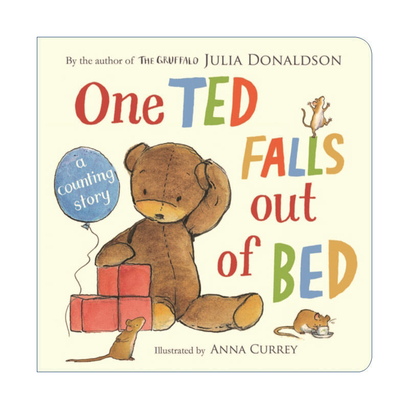 One Ted Falls Out of Bed 一直泰迪熊从床上掉下来 纸板书
