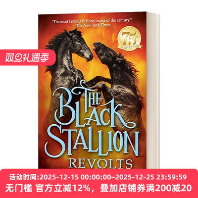 英文原版 The Black Stallion Revolts 黑神驹系列 黑神驹起义 Walter Farley 青少年骑马动作冒险小说 英文版 进口英语原版书籍