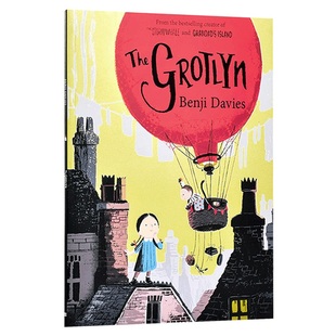 The 格洛克林 怪物 儿童故事绘本 新作 进口英语书籍 看不见 Davies Grotlyn 英文原版 韵文故事 英文版 神秘 大开本 Benji